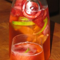 Strawberry Lime Spritzer