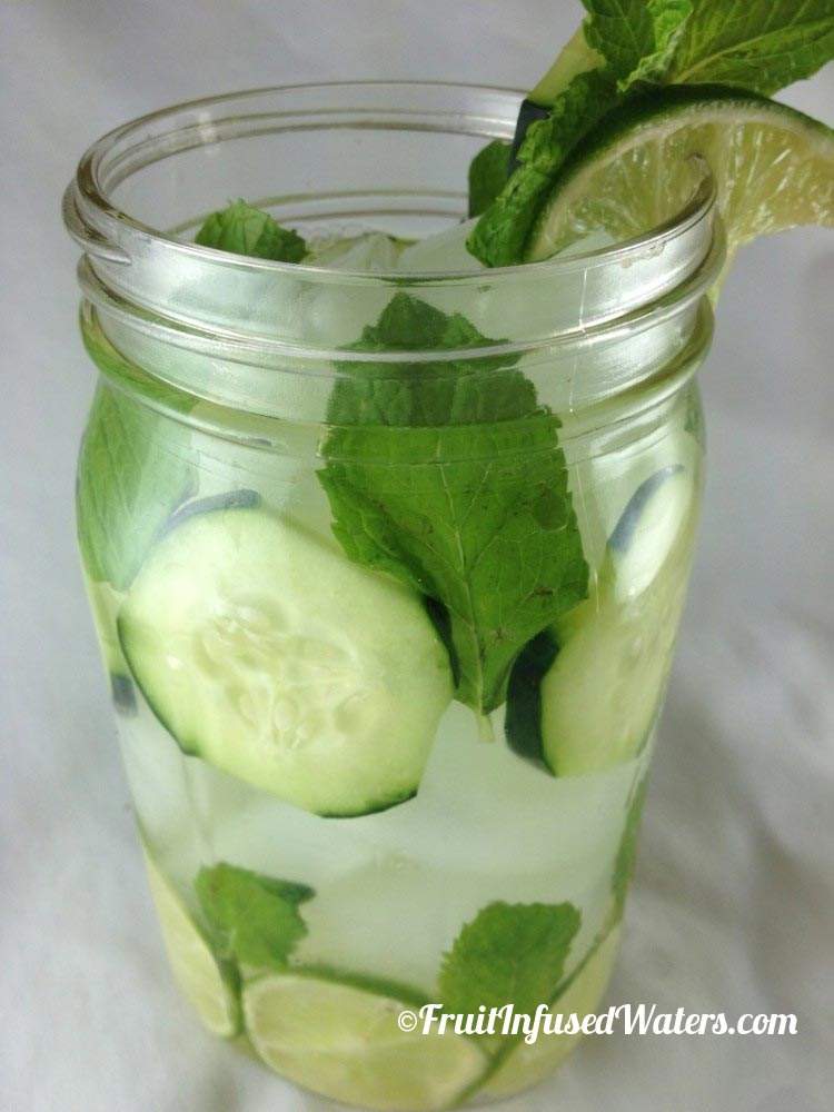 Detox Lime Cucumber Water
