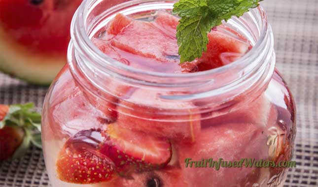 Strawberry Watermelon Water