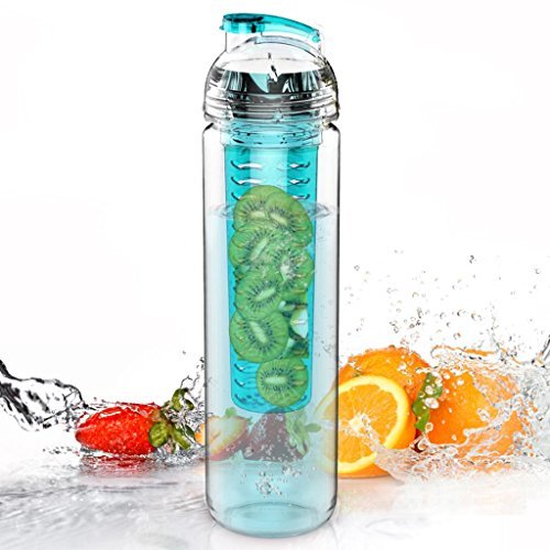 800ml Tritan Water Fruit Infuser Bottle (Many Color Option) - BPA Free