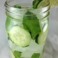 Lime Cucumber Mint Water