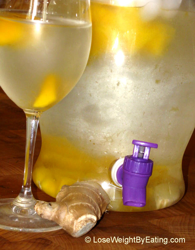 Detox Mango Ginger Water