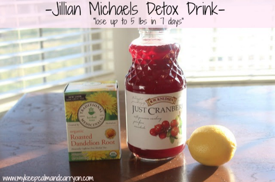 Jillian Michaels Detox Drink